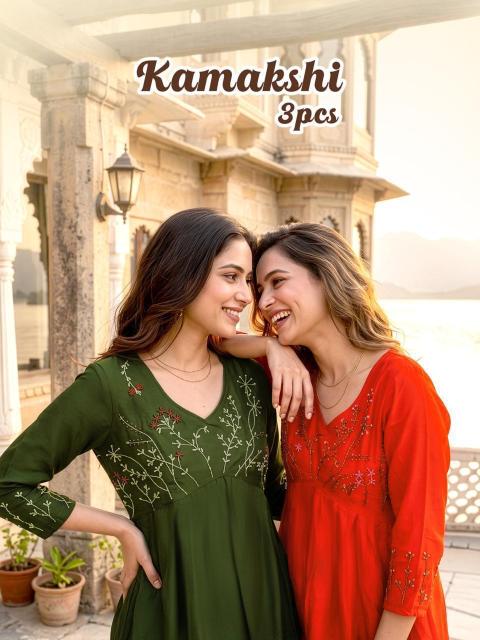 Desi kudi kamakshi 3pcs wholesale rate kurtis online